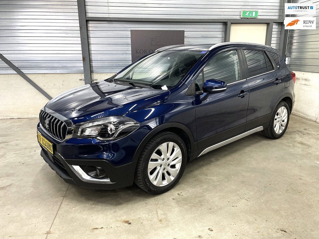 Suzuki S-Cross 1.0 Boosterjet Exclusive 2e eigenaar trekhaak, Gebruikt, Zwart, Blauw, 988 cc