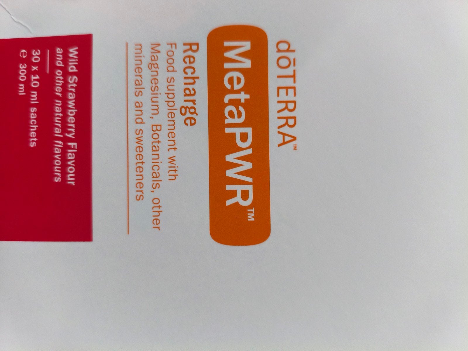 dōTERRA MetaPWR Recharge Wild Strawberry 30x10ml, Ophalen of Verzenden