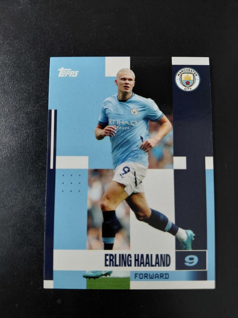 Erling haaland (manchester city) topps team set, Ophalen of Verzenden, Nieuw, Buitenlandse clubs, Spelerskaart