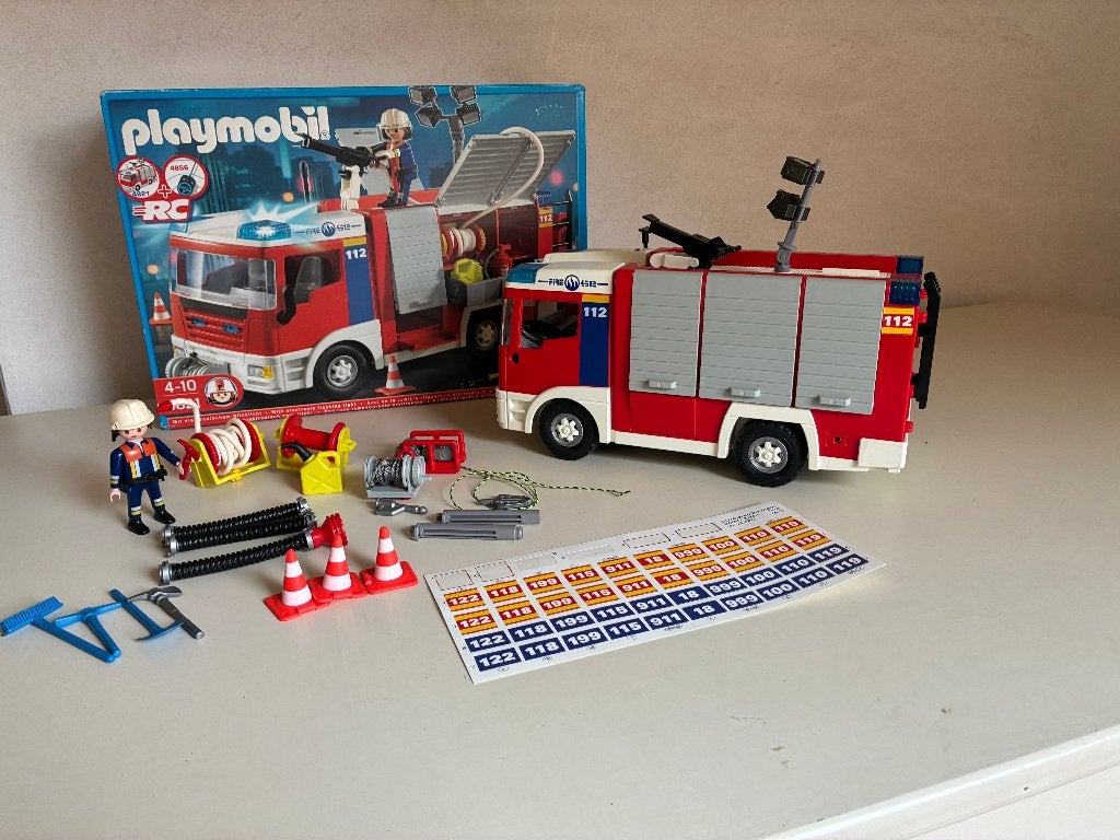 Playmobil Brandweerwagen 4821, Complete set, Voertuig, Ophalen of Verzenden, Zo goed als nieuw