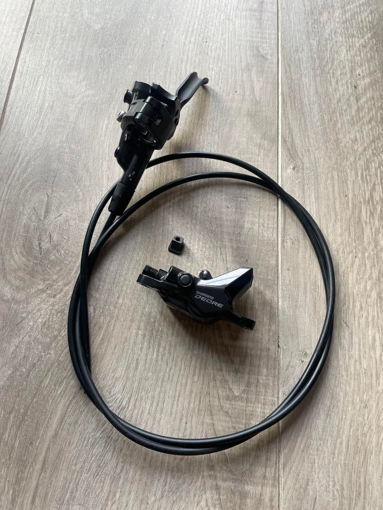Shimano Deore BR-M6100 + BL-M6100 en BR-M447 + BL-M605, Fietsen en Brommers, Fietsonderdelen, Zo goed als nieuw, Remmen, Mountainbike