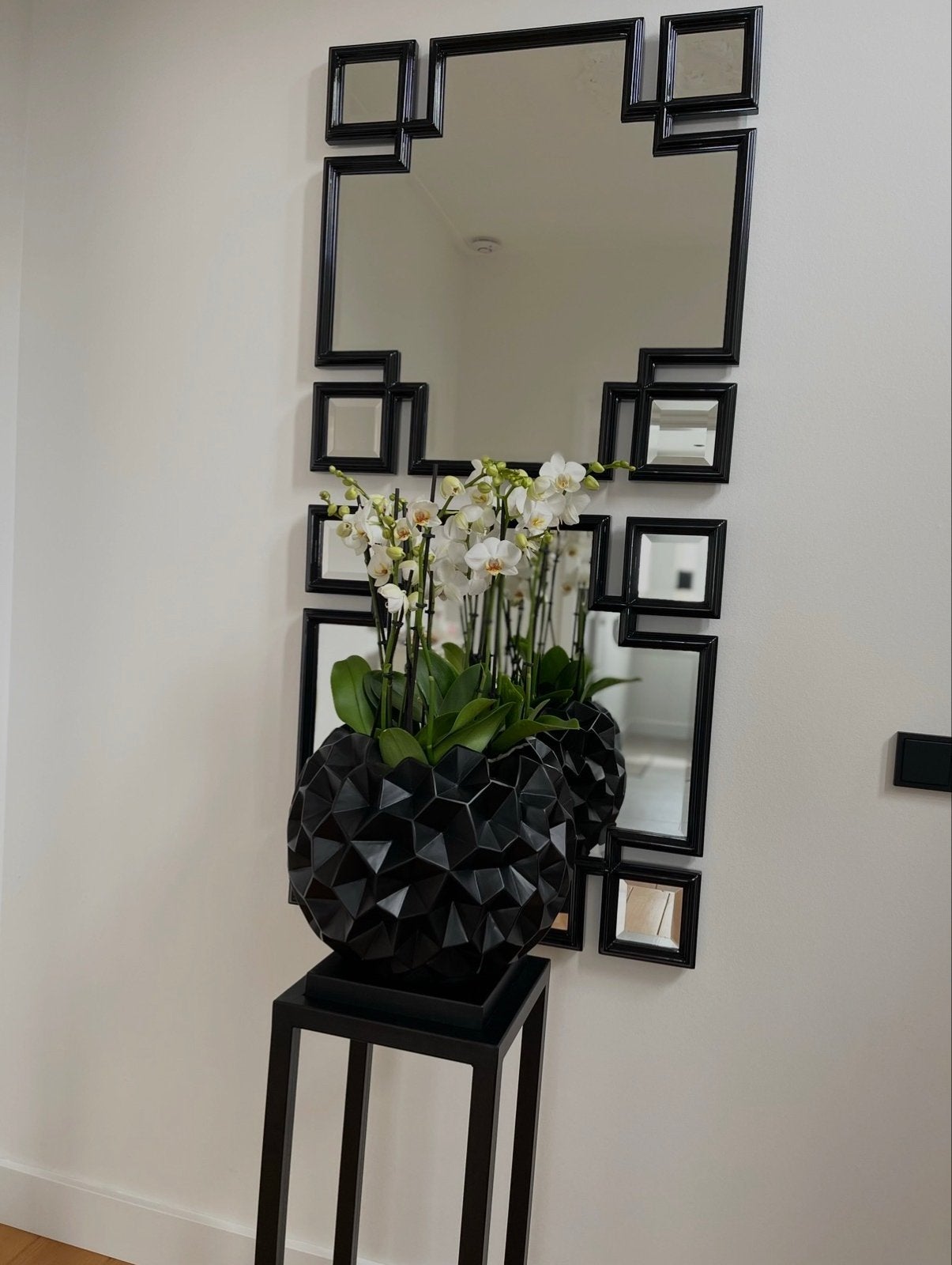 4x Eichholtz Spiegel Valencia 70x70 cm, Huis en Inrichting, Woonaccessoires | Spiegels, Ophalen, Vierkant, Zo goed als nieuw, Minder dan 100 cm