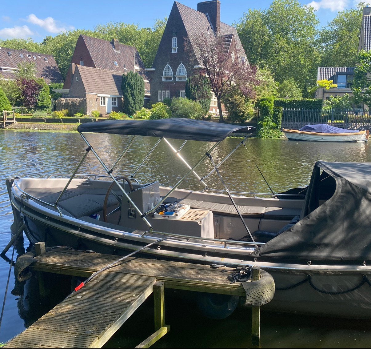 Bimini top, Watersport en Boten, Ophalen of Verzenden, Zo goed als nieuw, Motorboot