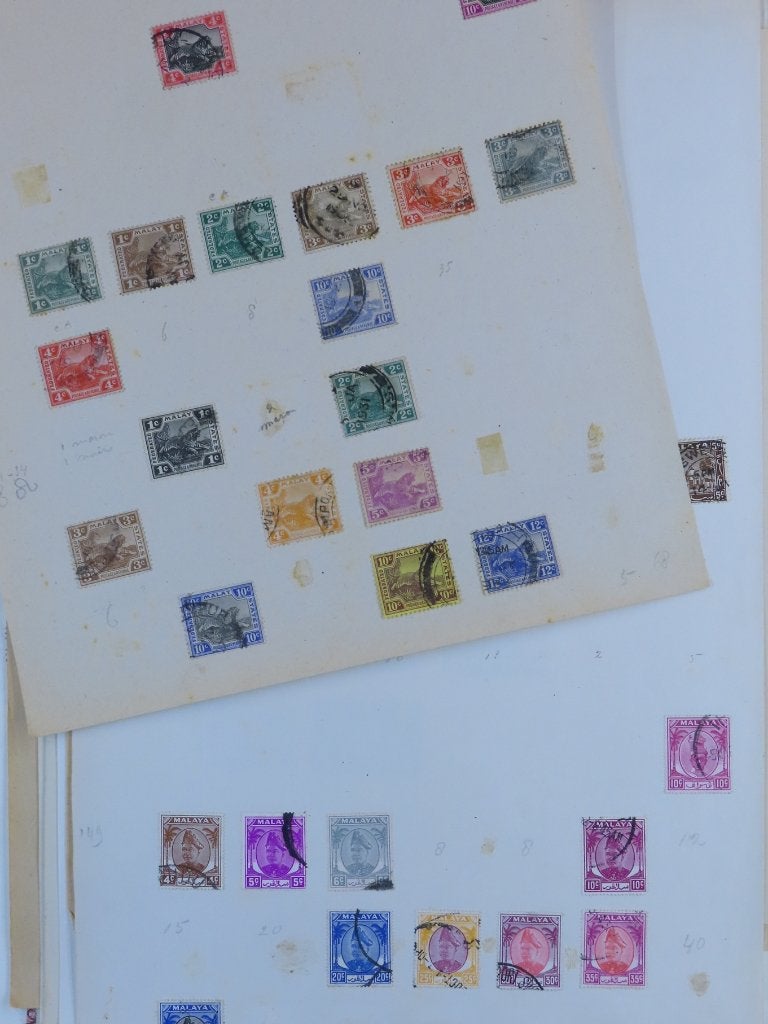 AVONTUURLIJK WERELD - veel ENG.KOLONIËN / KLASSIEK (H90) 6/8, Postzegels en Munten, Ophalen of Verzenden, Buitenland