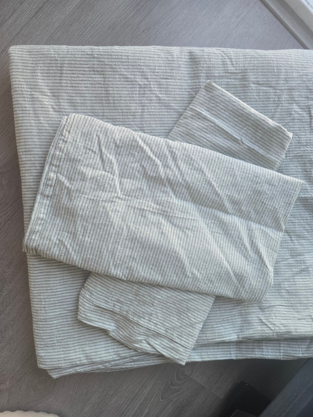 ikea bergpalm tweepersoons  dekbedovertrek 200 x 200 / duvet, Ophalen, Zo goed als nieuw, Tweepersoons, Dekbedovertrek
