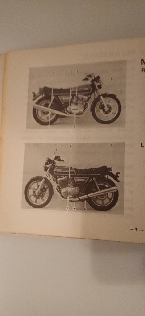 Origineel instructieboekje Yamaha XS 500 C 1976, Motoren, Ophalen of Verzenden, Yamaha
