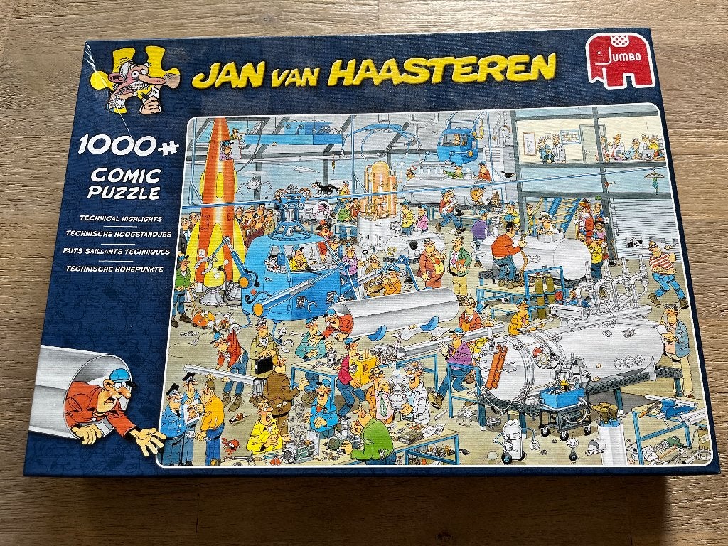 Jan van Haasteren Technische Highlights, Ophalen, 500 t/m 1500 stukjes, Zo goed als nieuw