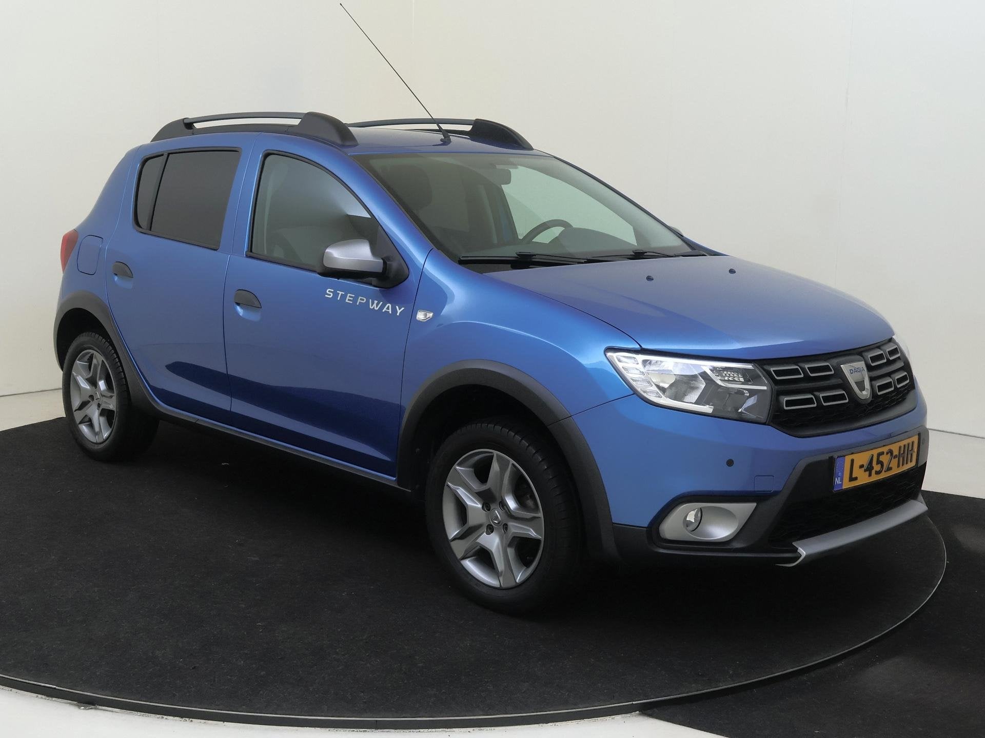 Dacia Sandero Stepway TCe90 Tech Road | Navigatie | Parkeers, Auto's, Stof, Euro 6, Blauw, Bedrijf