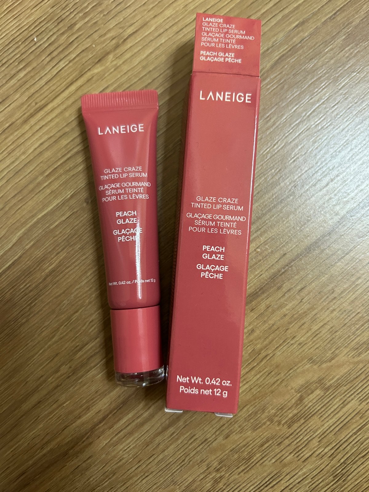 LANEIGE Glaze Craze Tinted Lip Serum - Peach Glaze, Lippen, Nieuw, Oranje, Ophalen of Verzenden