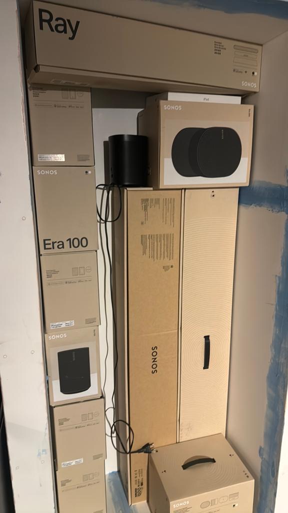 Lege Sonos Dozen compleet, Audio, Tv en Foto, Luidsprekers, Ophalen, Zo goed als nieuw, Sonos, 120 watt of meer