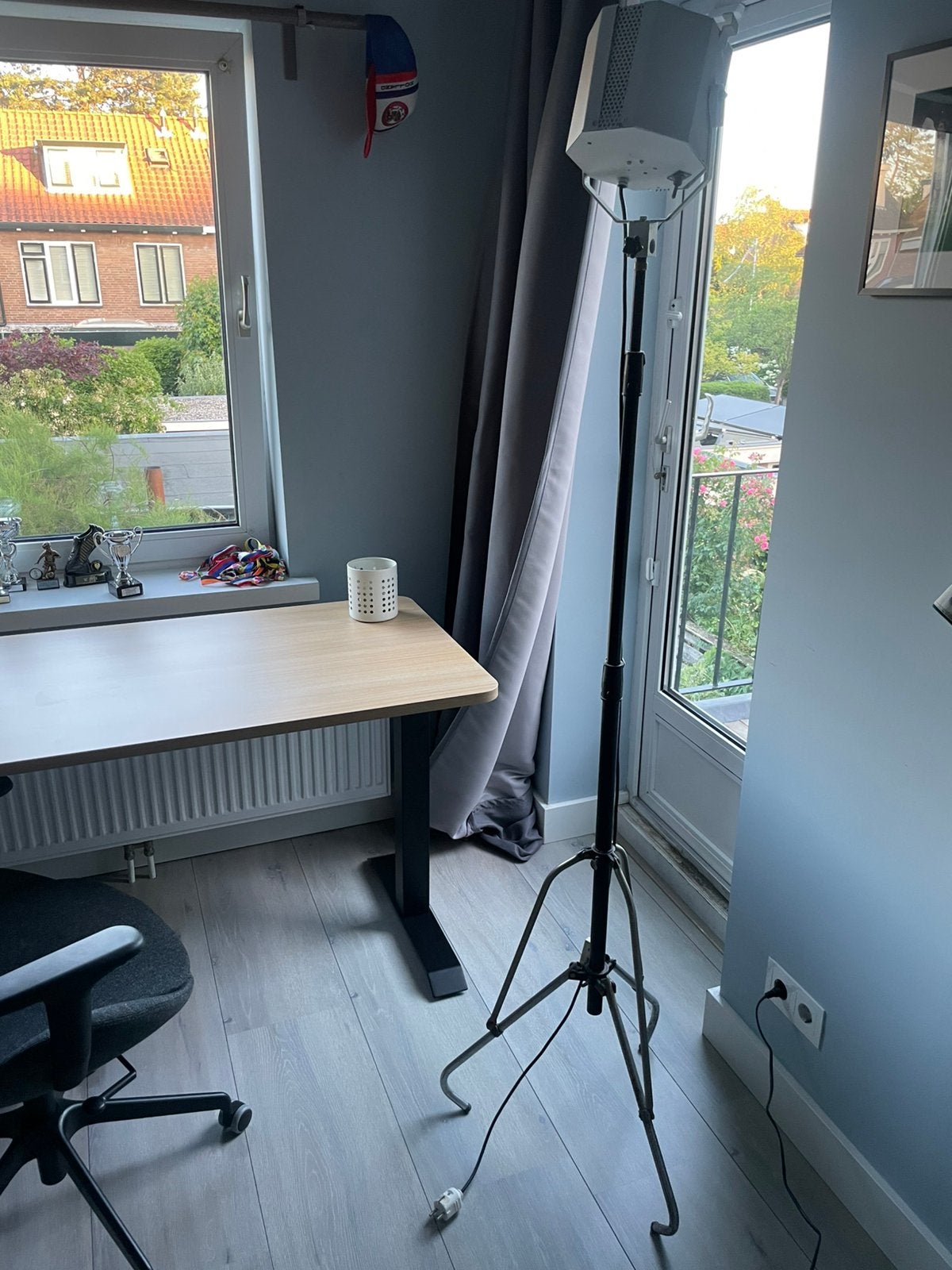 Vintage studiolamp, Ophalen, Gebruikt, Minder dan 100 cm