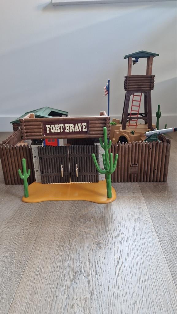 Playmobil Fort Brave 5245, Ophalen, Zo goed als nieuw, Complete set