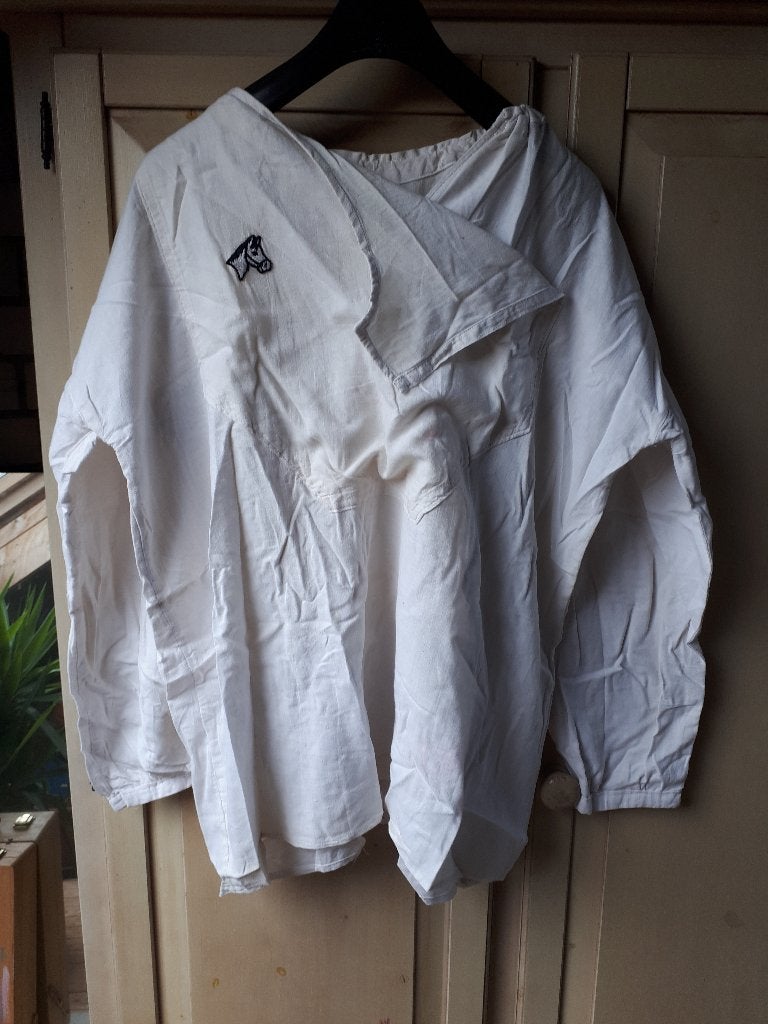 witte carnavals blouse, maat 40, Maat 38/40 (M), Carnaval, Verzenden, Kleding