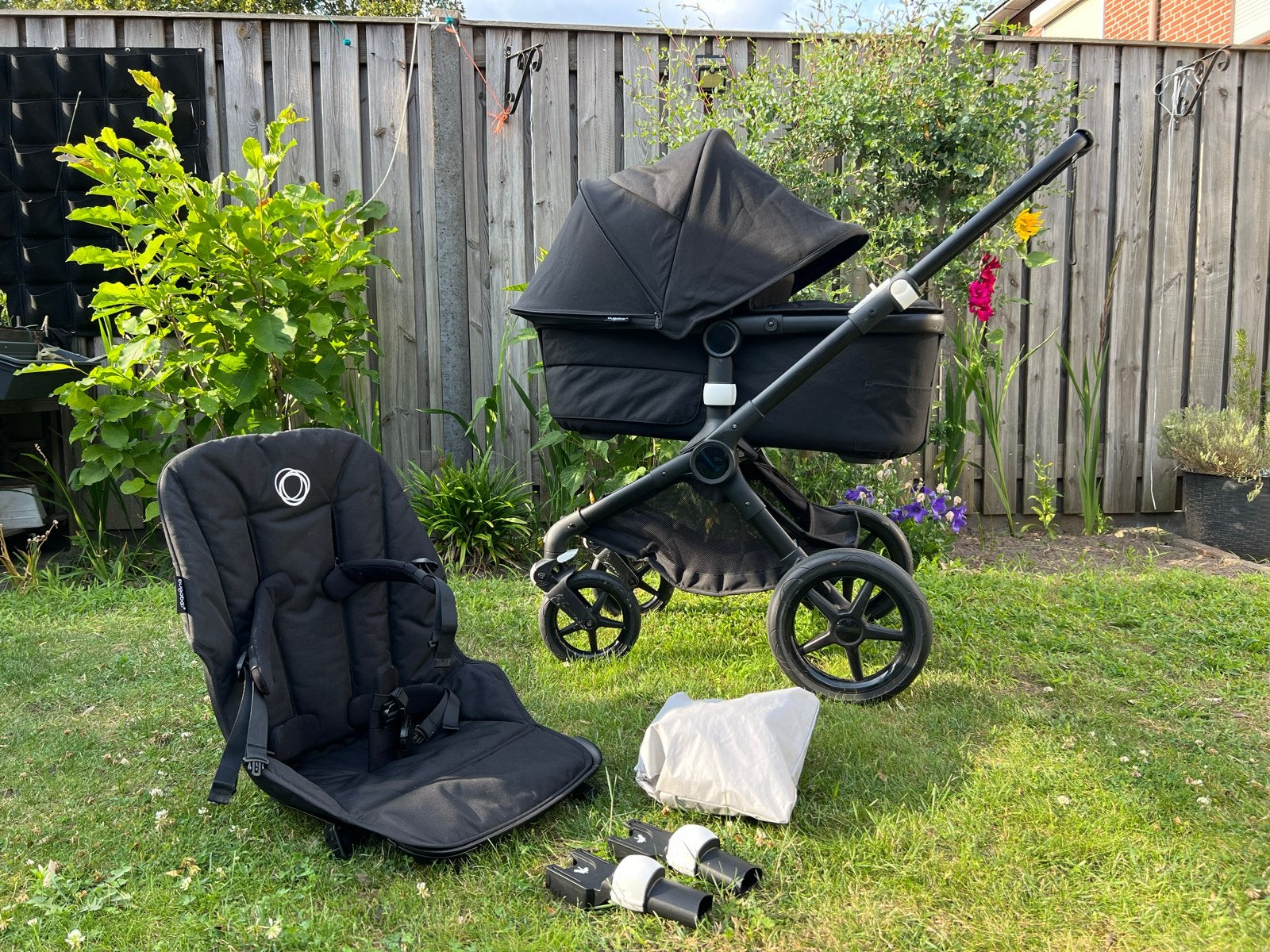 Bugaboo Fox 3 Combiwagen met adapters en regenhoes, Ophalen, Gebruikt, Bugaboo, Combiwagen