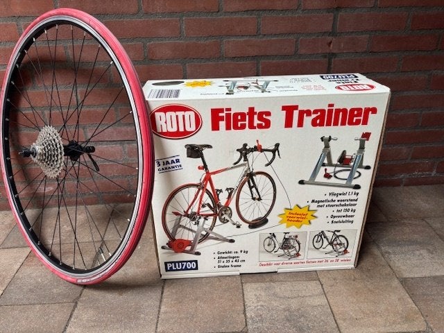 Te koop fiets trainer, Ophalen, Gebruikt