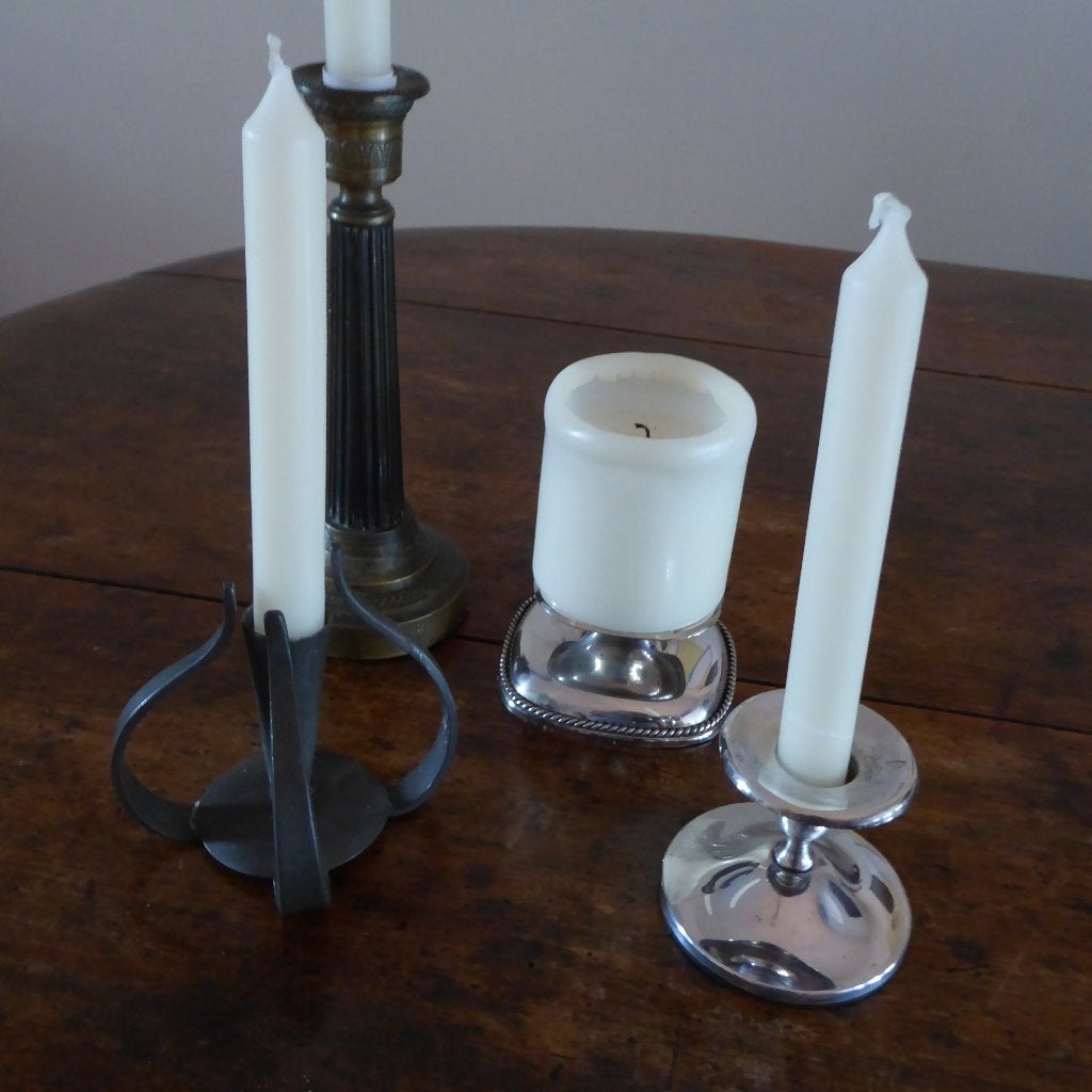 vintage kandelaars, Huis en Inrichting, Ophalen of Verzenden, Kaars