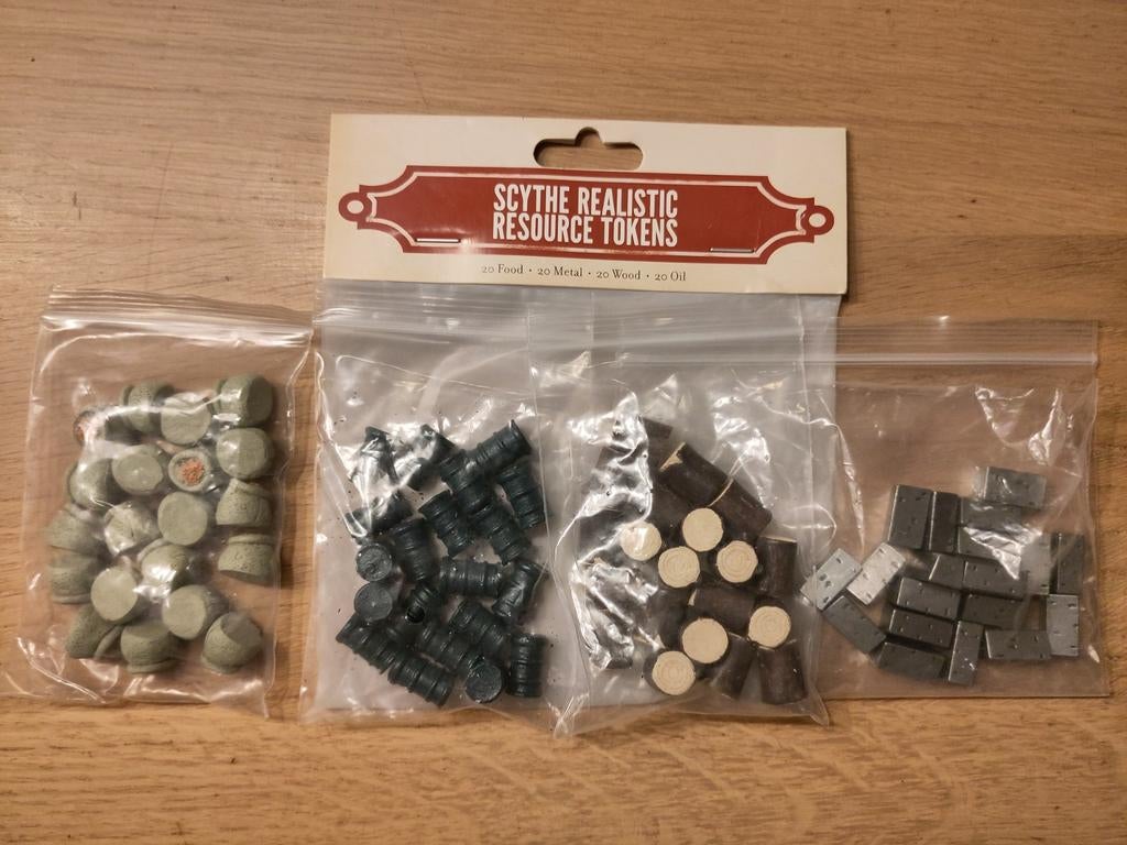 Nieuw! Scythe - Realistic Resource Tokens, Vijf spelers of meer, Ophalen of Verzenden, Nieuw, Stonemaier Games
