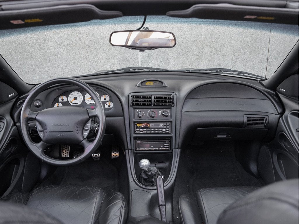 Ford SVT Mustang Cobra 4.6L V8 DOHC |Handgeschakeld |Elektri, Zwart, Cabriolet, 4 stoelen, Zwart