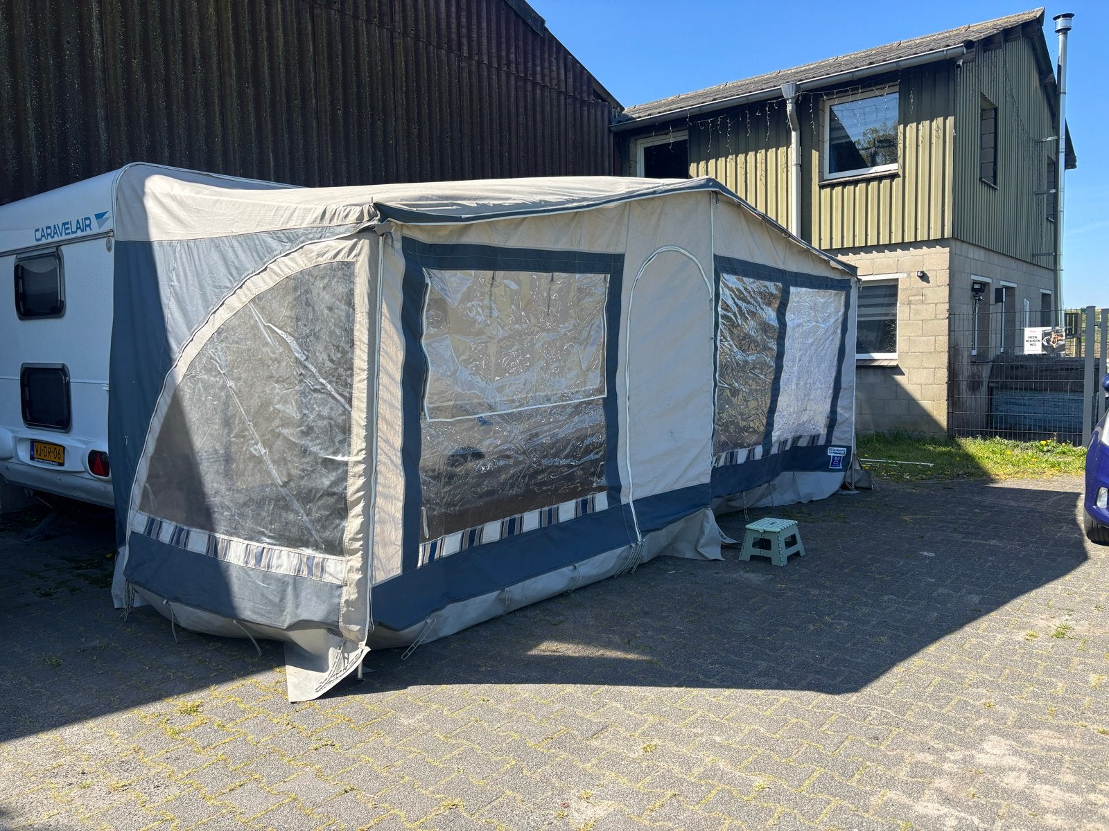 Gebruikte voortent voor caravan - Goede staat, Ophalen, Gebruikt, Polyester, Overige merken