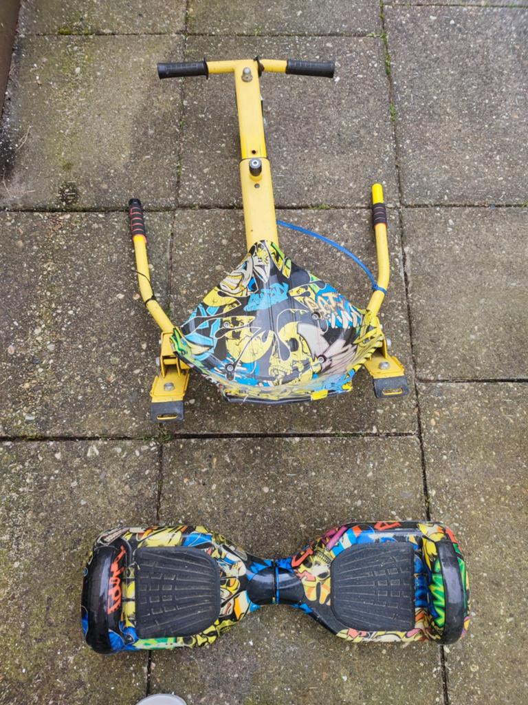 Hoverboard met zitje - Gebruikt, Ophalen of Verzenden