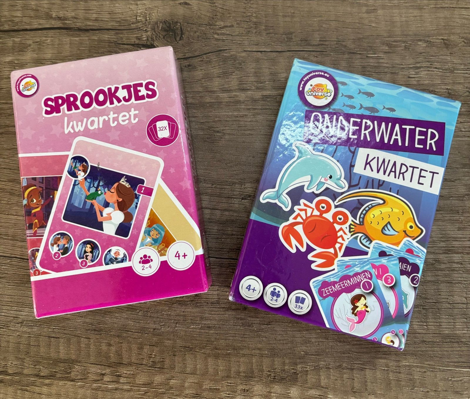 Sprookjes Kwartet & Onderwater Kwartet, Ophalen of Verzenden, Zo goed als nieuw