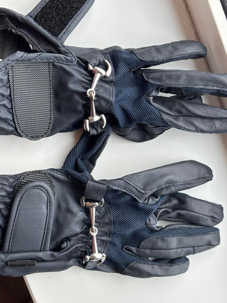 Paardrij handschoenen, Dieren en Toebehoren, Paardrijkleding, Ophalen, Zo goed als nieuw, Overige soorten, Overige typen