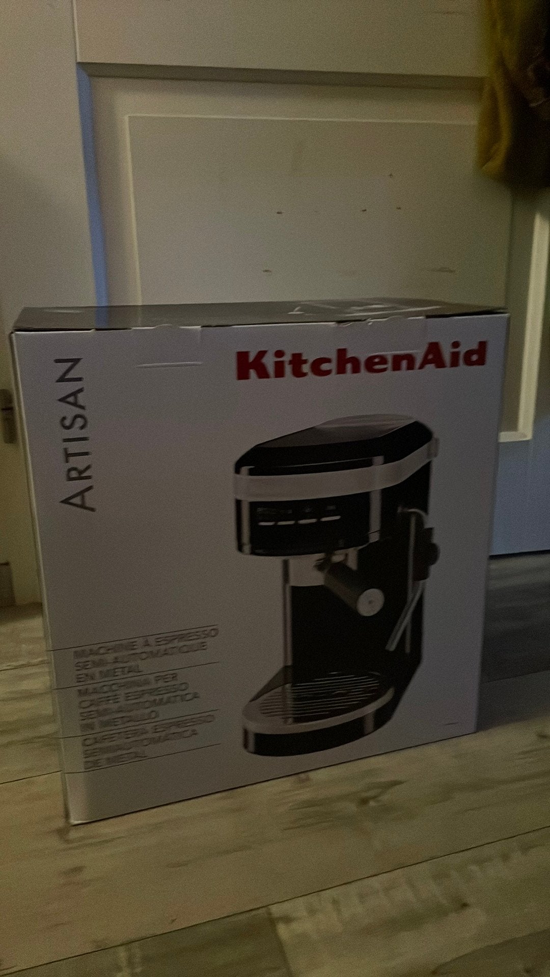 KitchenAid Artisan Espresso Apparaat - Zwart, Afneembaar waterreservoir, Overige modellen, Gemalen koffie, Ophalen of Verzenden