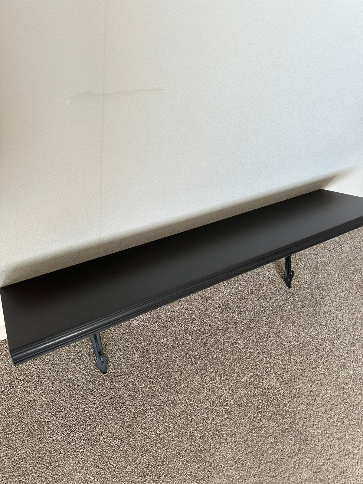 Wandplank ikea met plankendragers, Huis en Inrichting, Woonaccessoires | Wandplanken en Boekenplanken, Ophalen, Zo goed als nieuw
