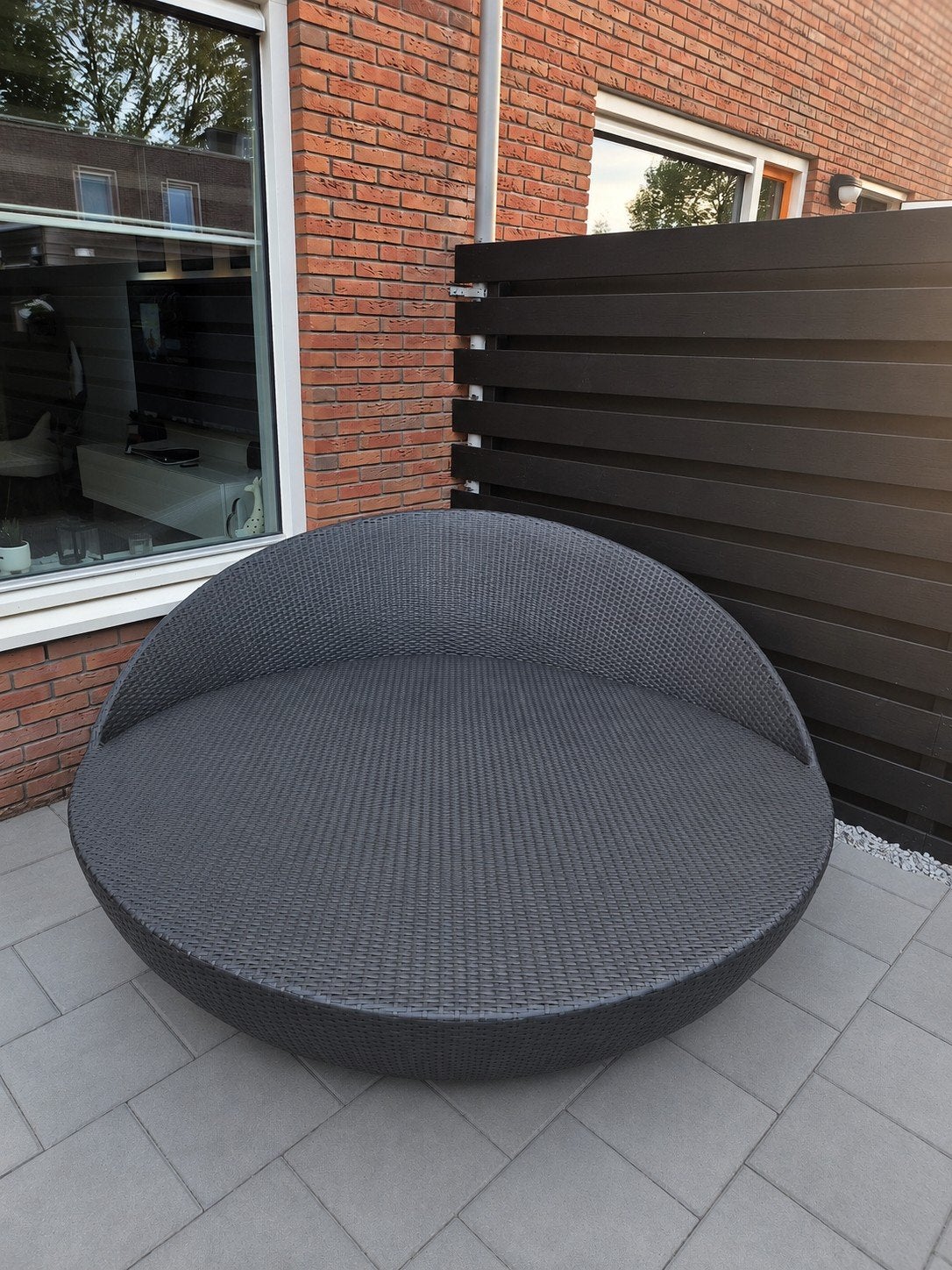 XXL zonne eiland / lounge bed bank rond 200 x 200, Ophalen