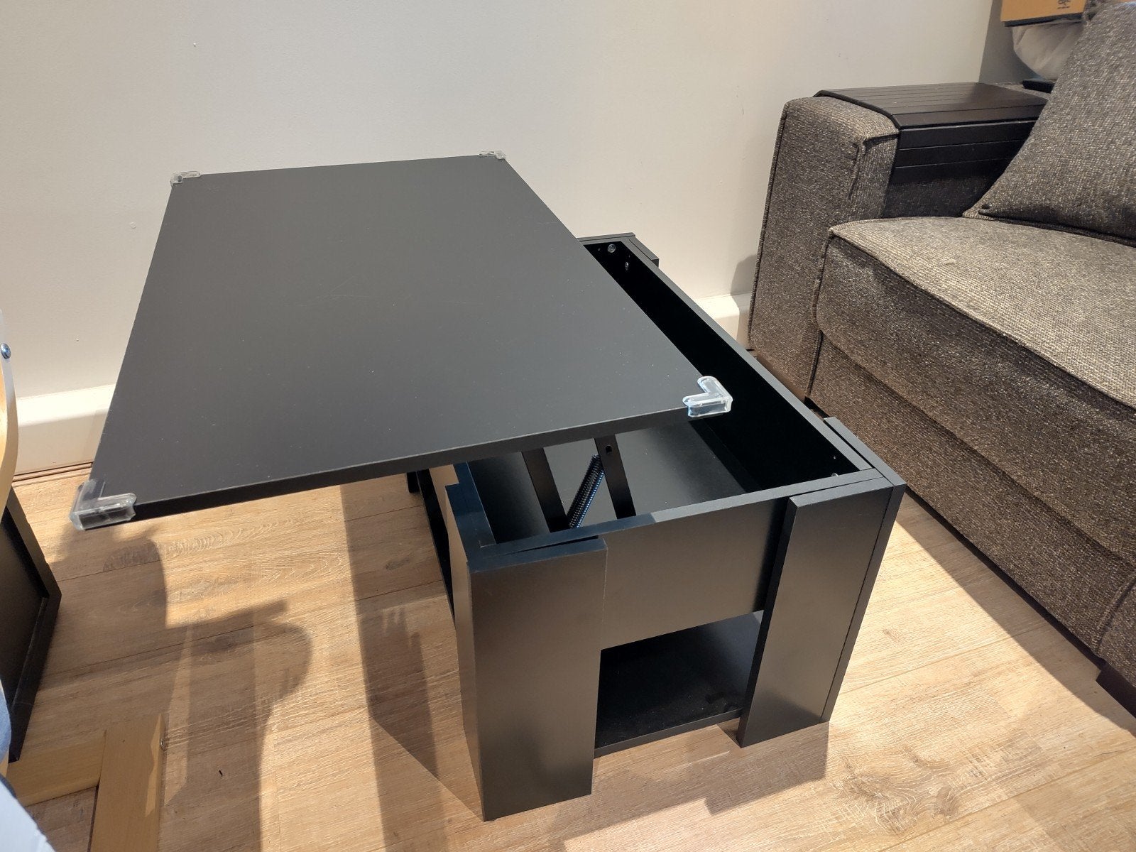 Salontafel openklapbaar, Ophalen, Gebruikt, 50 tot 100 cm, 50 tot 100 cm