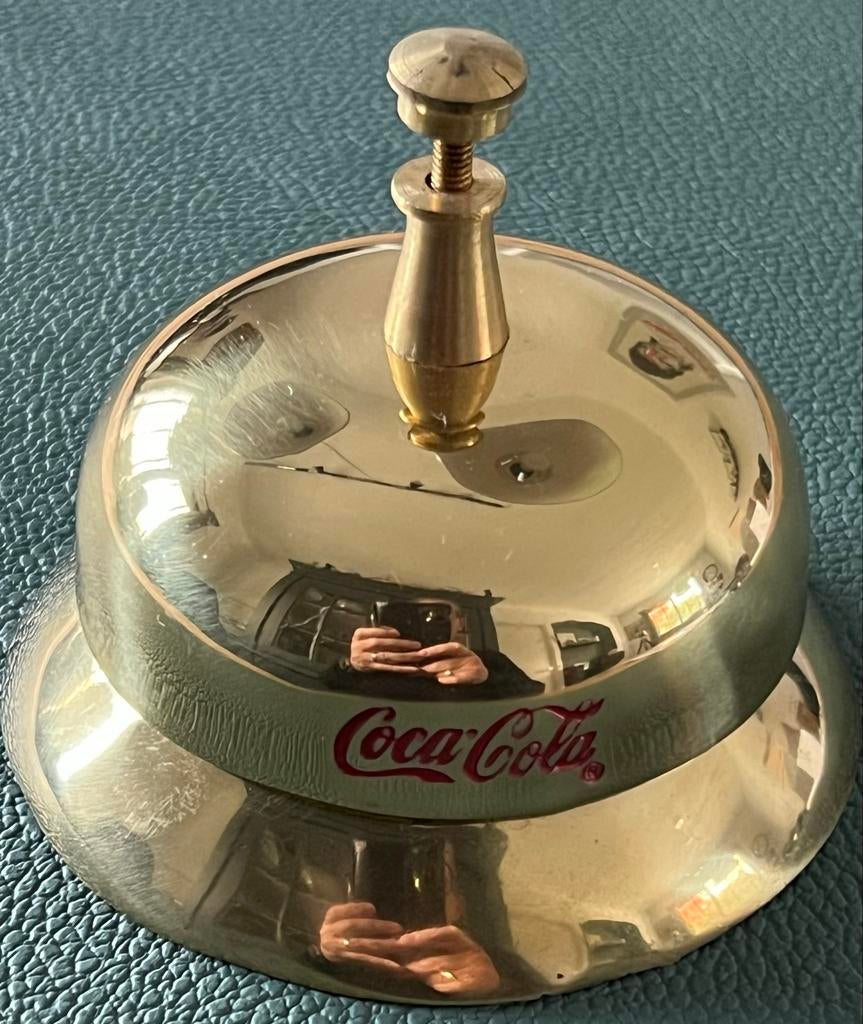 Vintage Coca-Cola Baliebel - Kassa Bel, Gebruiksvoorwerp, Coca cola, Nieuw, Ophalen of Verzenden