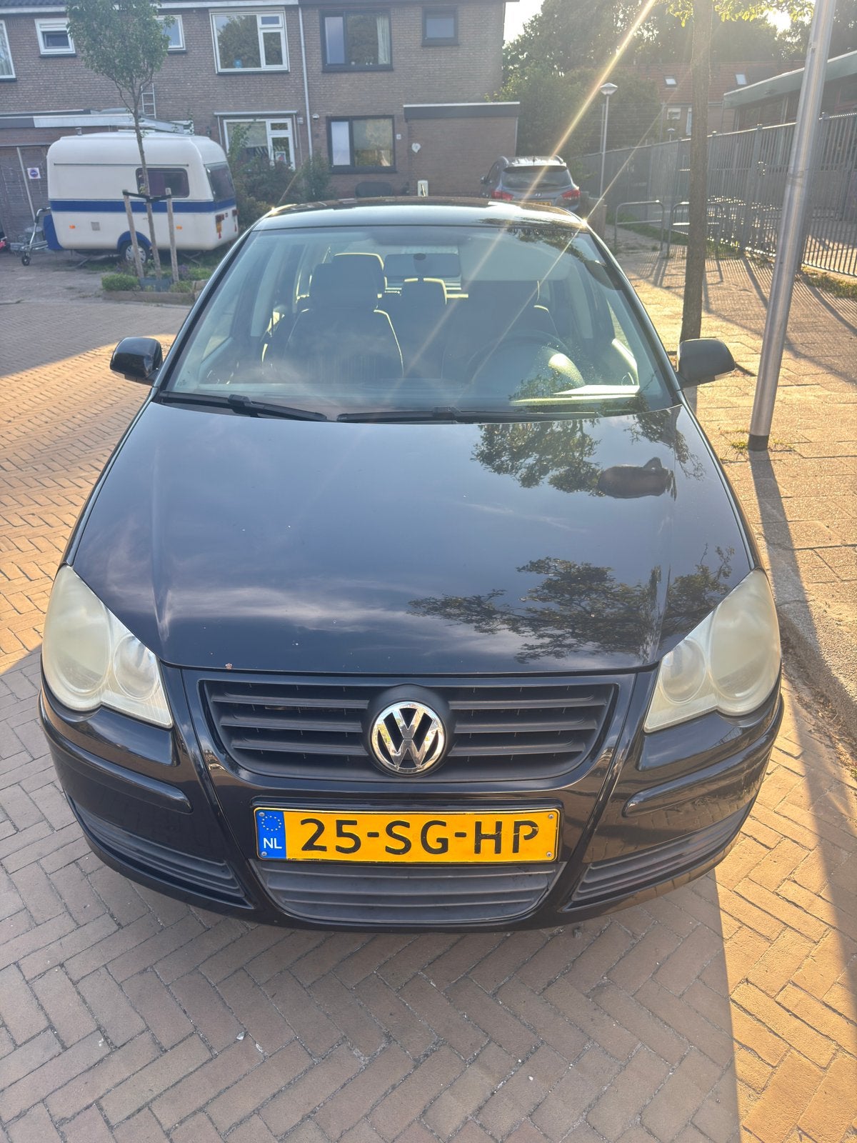 Volkswagen Polo 1.4 16V – 5-deurs – APK tot 26-01-2027, Auto's, 101 pk, Zwart, Handgeschakeld, Particulier