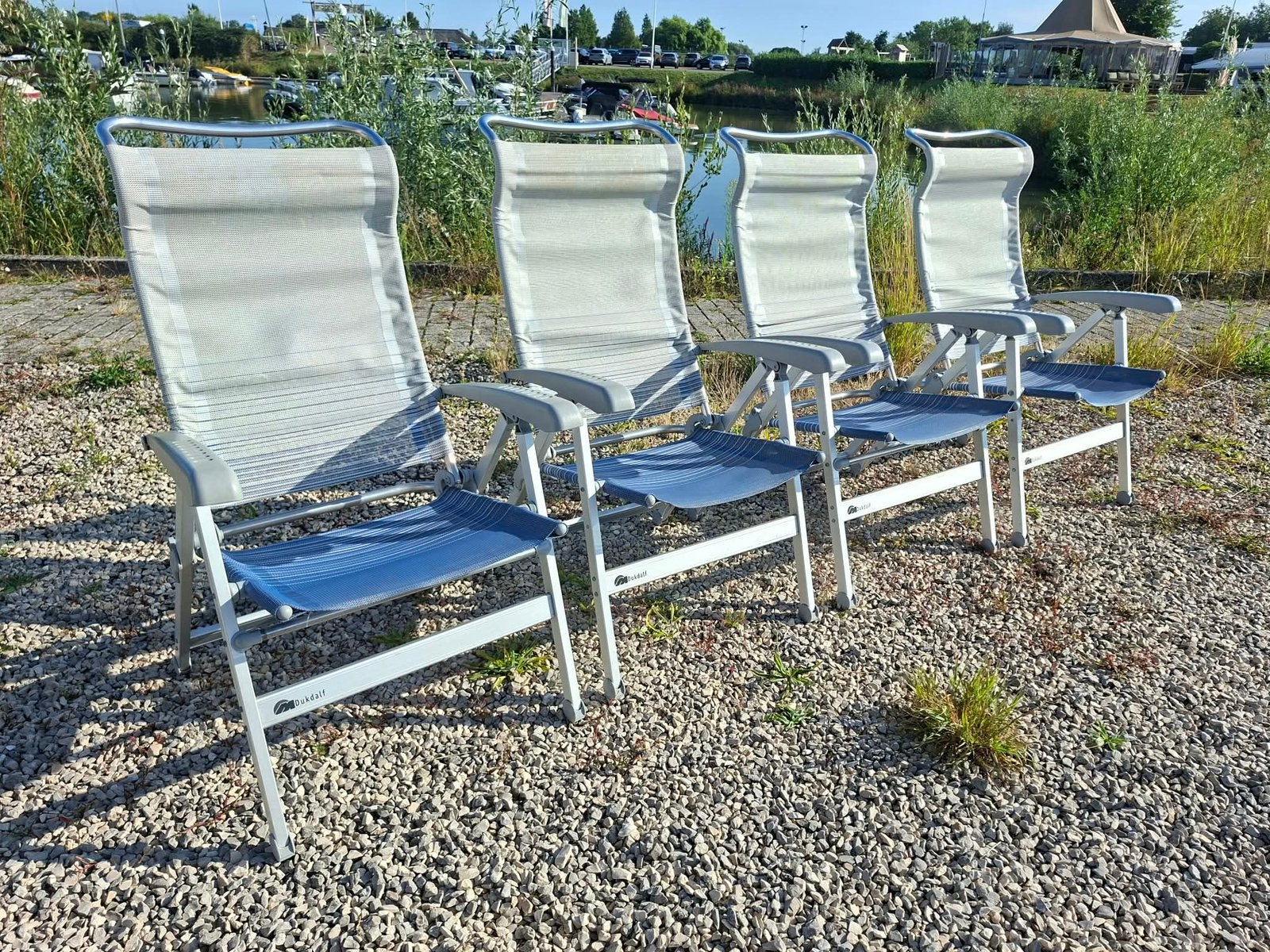 Dukdalf campingstoelen, Ophalen, Zo goed als nieuw, Campingstoel