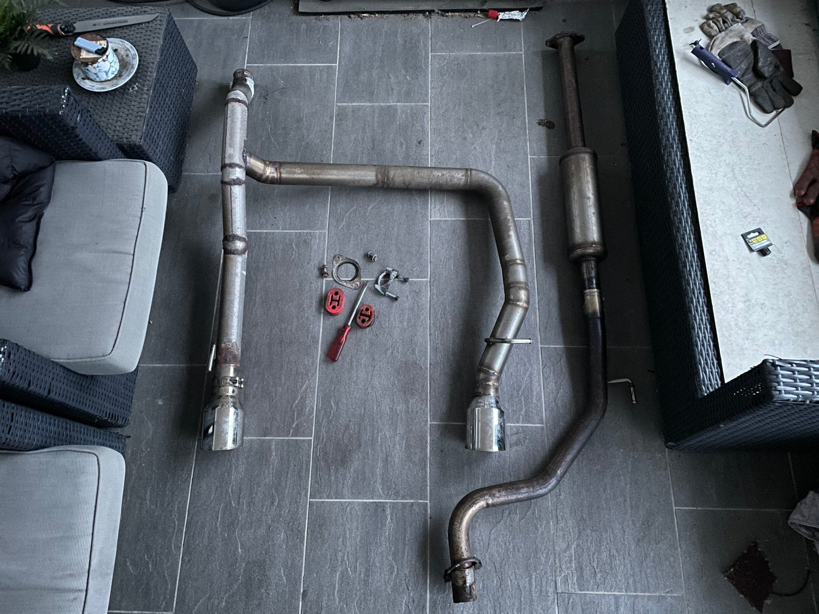 Fiat punto Tjet Catback uitlaat, Ophalen, Gebruikt, Fiat