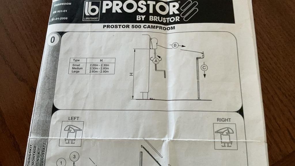 Prostor camperroom voor aan luifel, Ophalen of Verzenden, Gebruikt