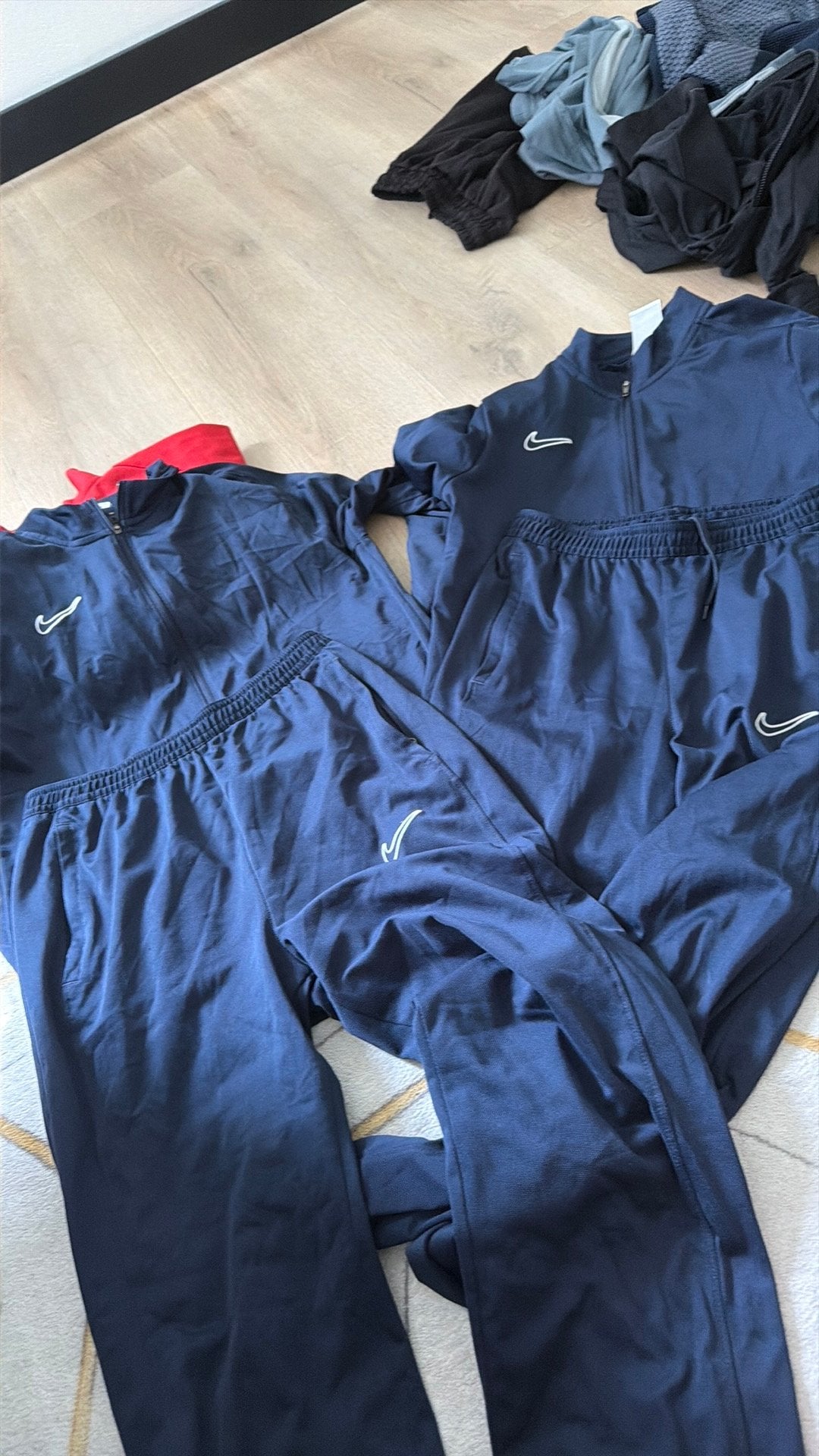 Nike traingingspak, Blauw, Overige maten, Ophalen of Verzenden, Zo goed als nieuw