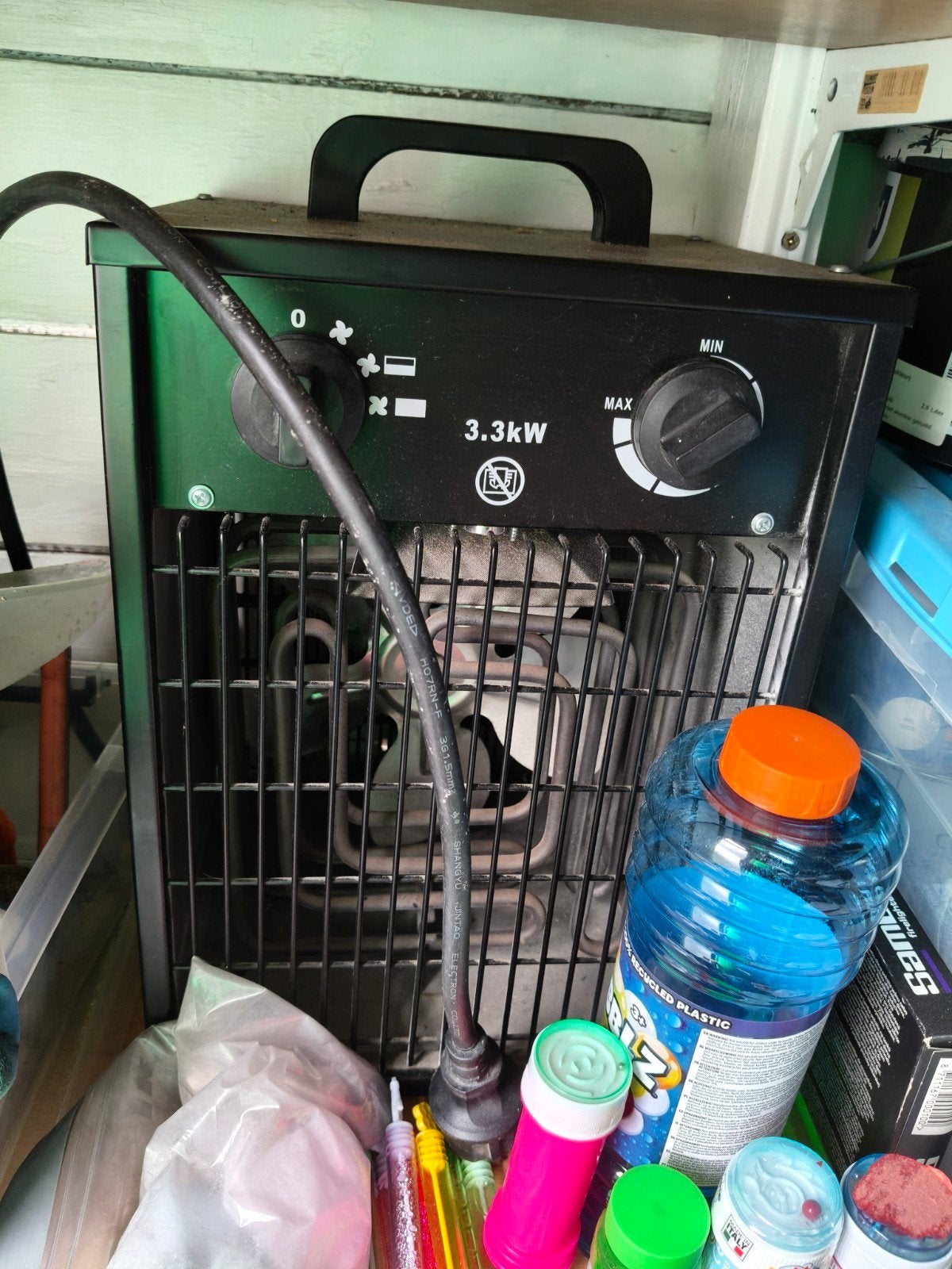 Elektrische werkplaatskachel 3.3kW, Gebruikt, Overige soorten, Elektrisch, Ophalen of Verzenden