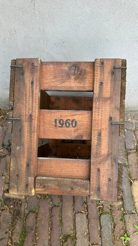 10 Vintage ERVO Limonade / veilung krat 1960 - Voerendaal, Ophalen of Verzenden, Zo goed als nieuw, Minder dan 50 cm