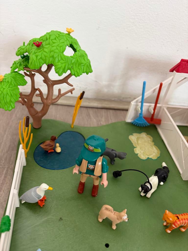 Playmobil dierenverzorger / Dierenpark  Speelset met Figuren, Kinderen en Baby's, Speelgoed | Playmobil, Ophalen, Zo goed als nieuw