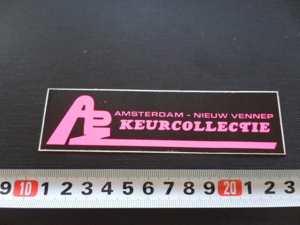 sticker amsterdam nieuw vennep KEURCOLLECTIE, Ophalen, Zo goed als nieuw