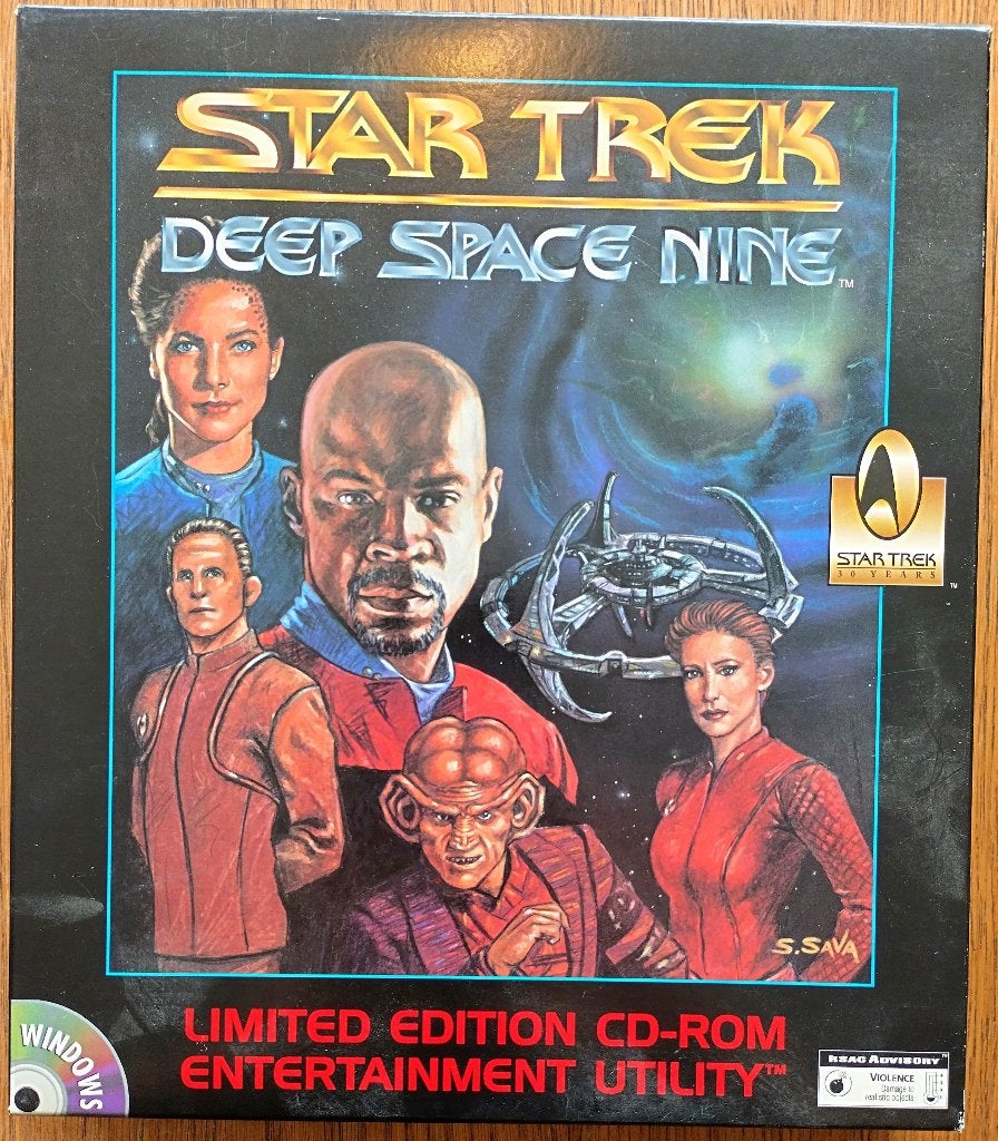 CD-rom Star Trek DS9 Entertainment Utility Limited Edition, Computers en Software, Ophalen of Verzenden, Zo goed als nieuw, Windows