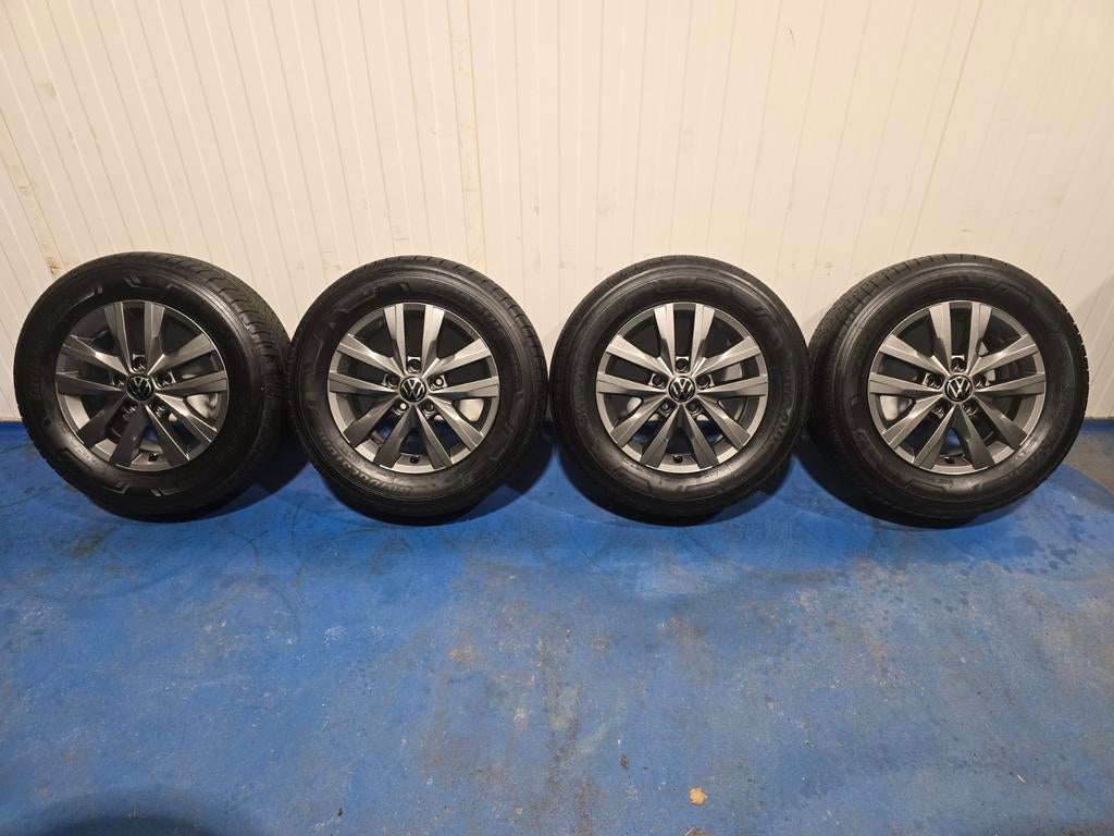 🌞Originele VW Clayton velgen 16 inch T5 T6 T6.1 zomerbanden, 215 mm, 16 inch, Banden en Velgen, Nieuw