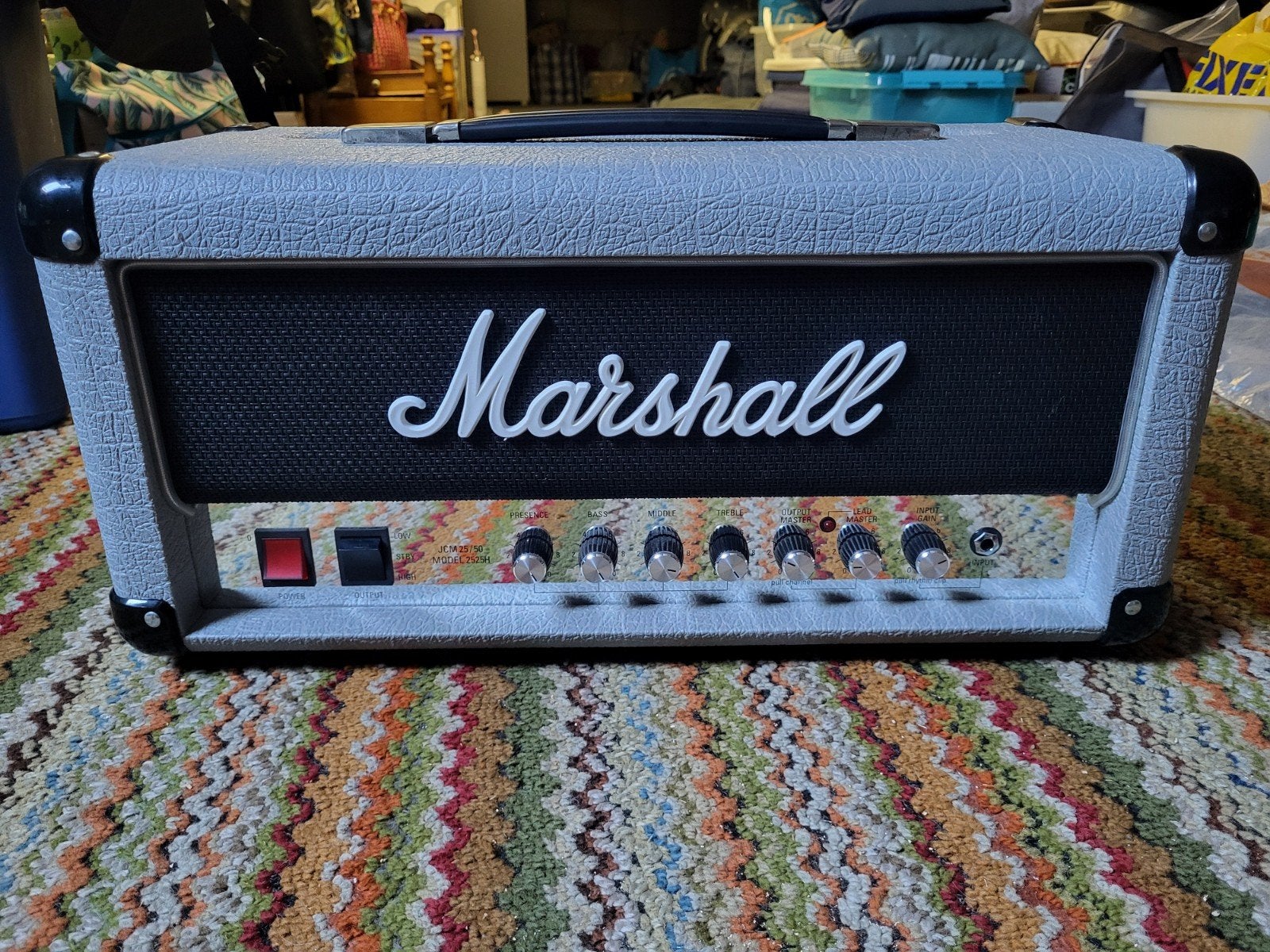 Marshall 2525H Silver Jubilee met Footswitch, Muziek en Instrumenten, Ophalen, Zo goed als nieuw, Gitaar, Minder dan 50 watt