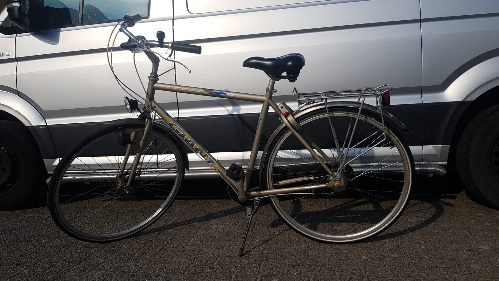 fiets heren, Fietsen en Brommers, Fietsen | Tandems, Minder dan 10 versnellingen, Zo goed als nieuw, 51 tot 55 cm, Ophalen