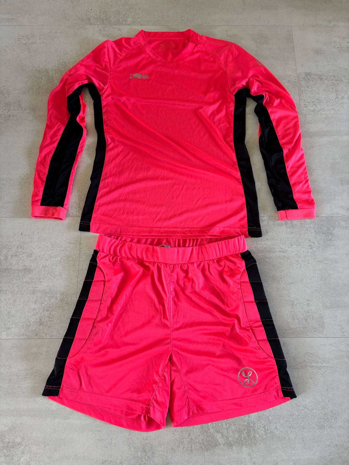 Jona-keeperstenue - Neon Roze, Maat L, Ophalen of Verzenden, Zo goed als nieuw, Set