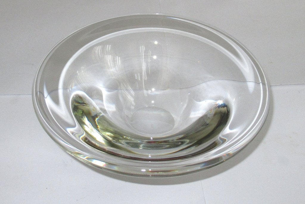 Industria Vetraria Valdarnese IVV, handmade glazen schaal., Ophalen of Verzenden