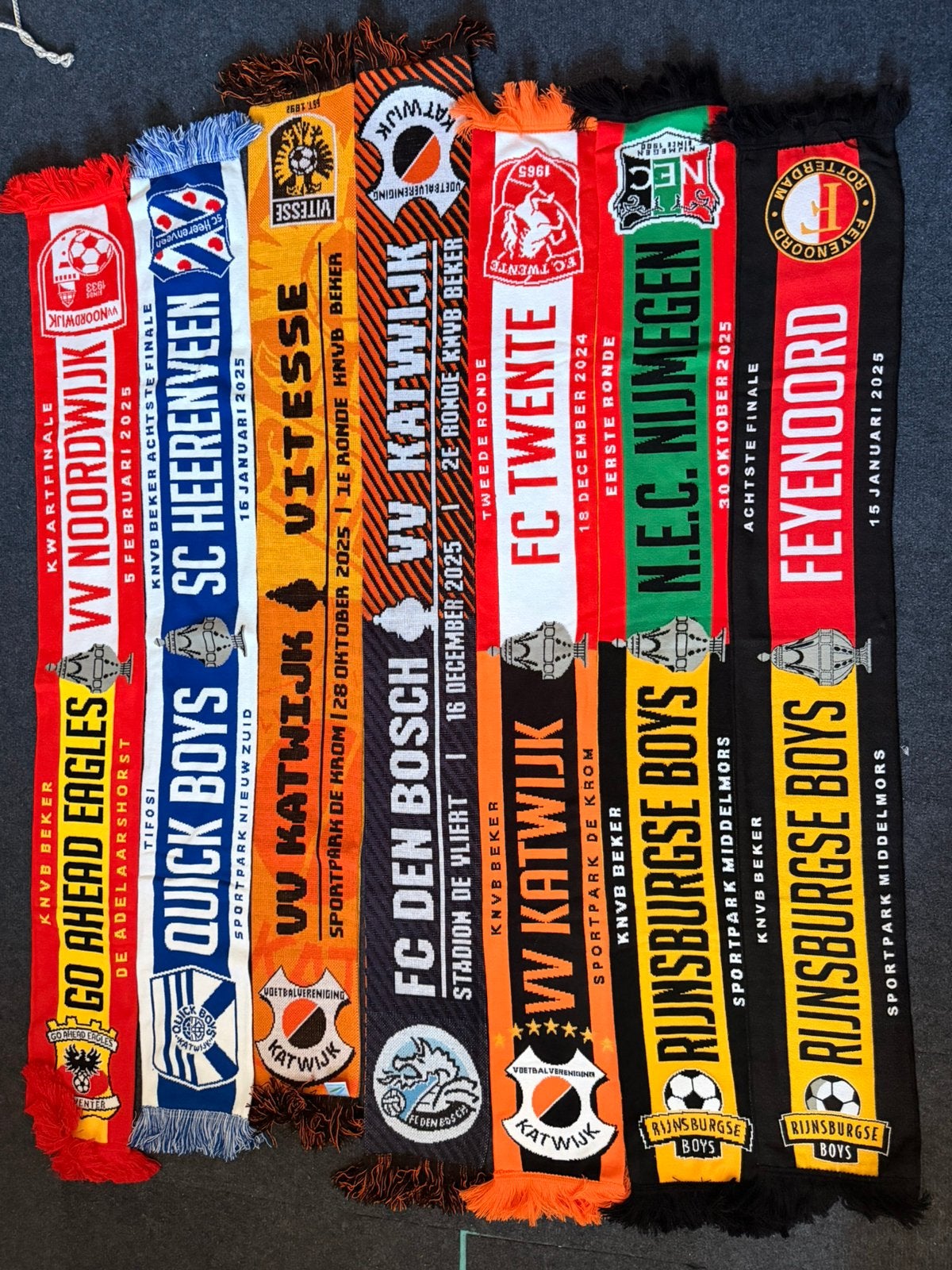 KNVB beker sjaals, Ophalen of Verzenden, Zo goed als nieuw, Overige binnenlandse clubs, Overige typen