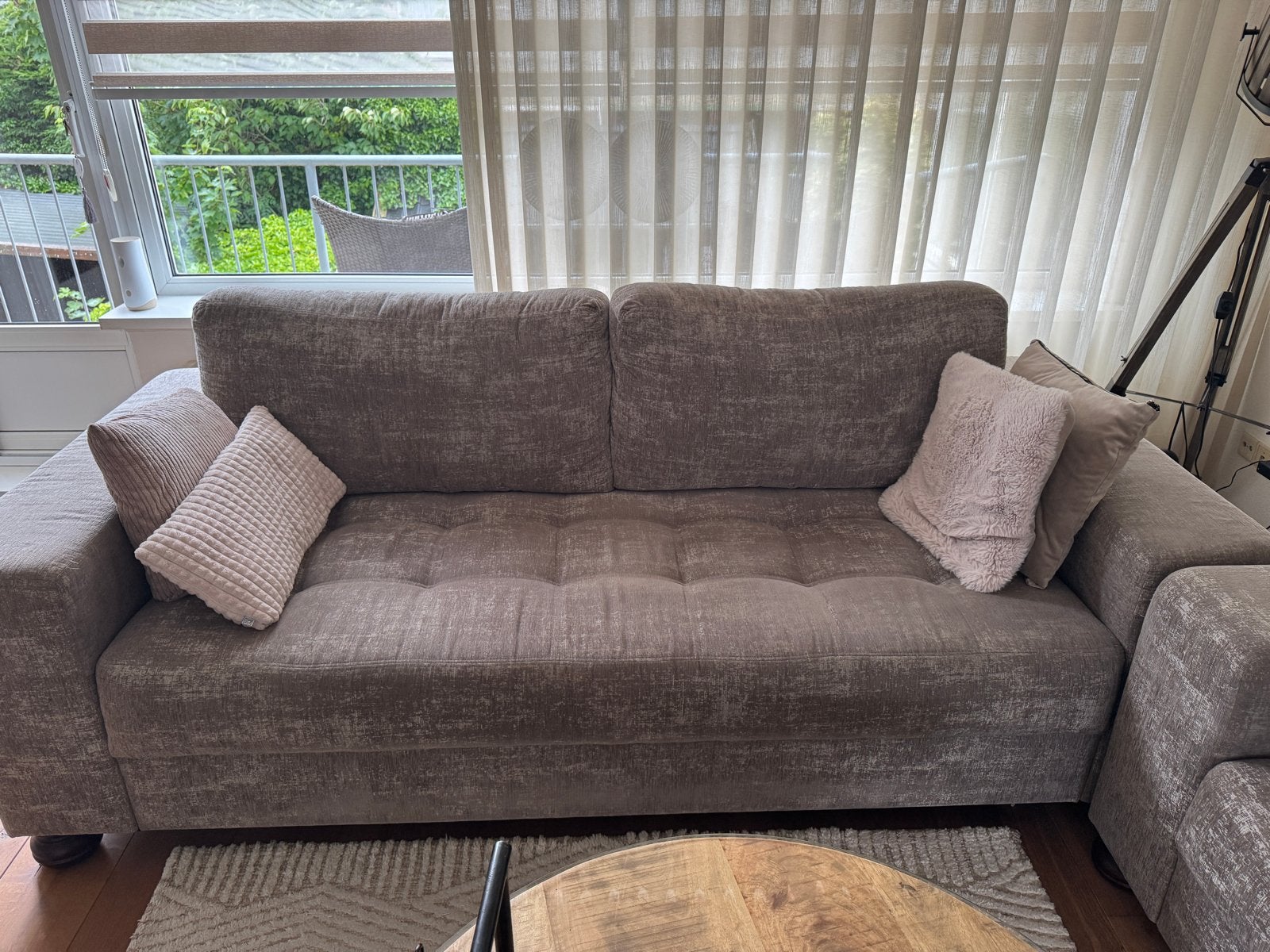 Comfortabele 2x3-zitsbank - 200x100x65 cm, Driepersoons, 75 tot 100 cm, Ophalen of Verzenden, Zo goed als nieuw