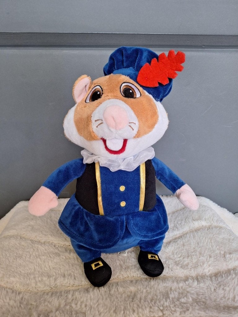 AH hamster piet met donkerblauw pakje, Kinderen en Baby's, Speelgoed | Knuffels en Pluche, Albert Heijn, Overige typen, Ophalen of Verzenden