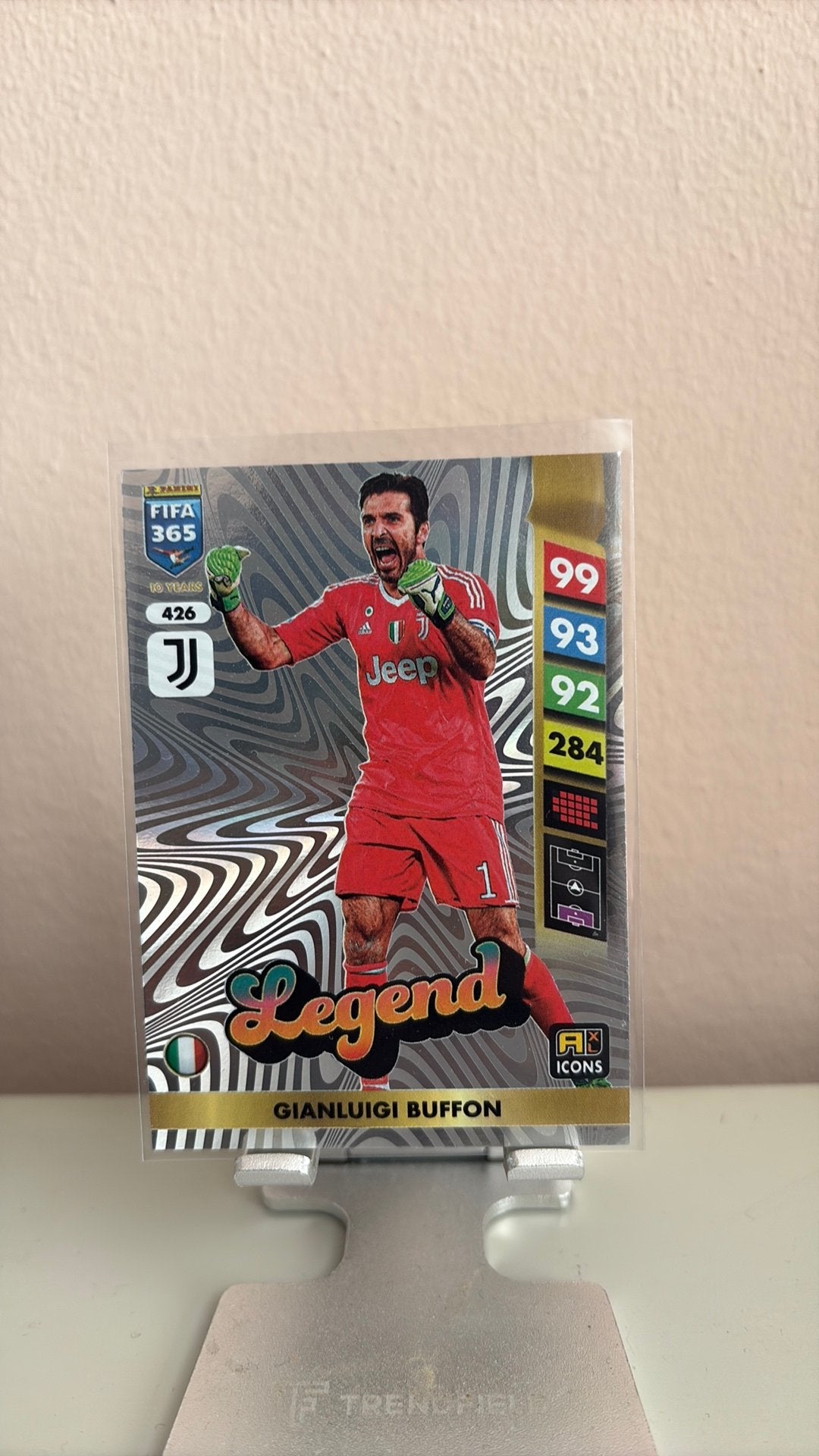 Panini legend gianluigi buffon, Verzenden, Zo goed als nieuw